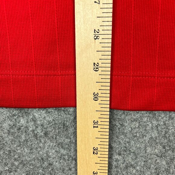 Nike Golf Shirt Mens Extra Large Red Dri Fit Short Sleeve Polo Golfer Casual Y2K - Picture 10 of 13